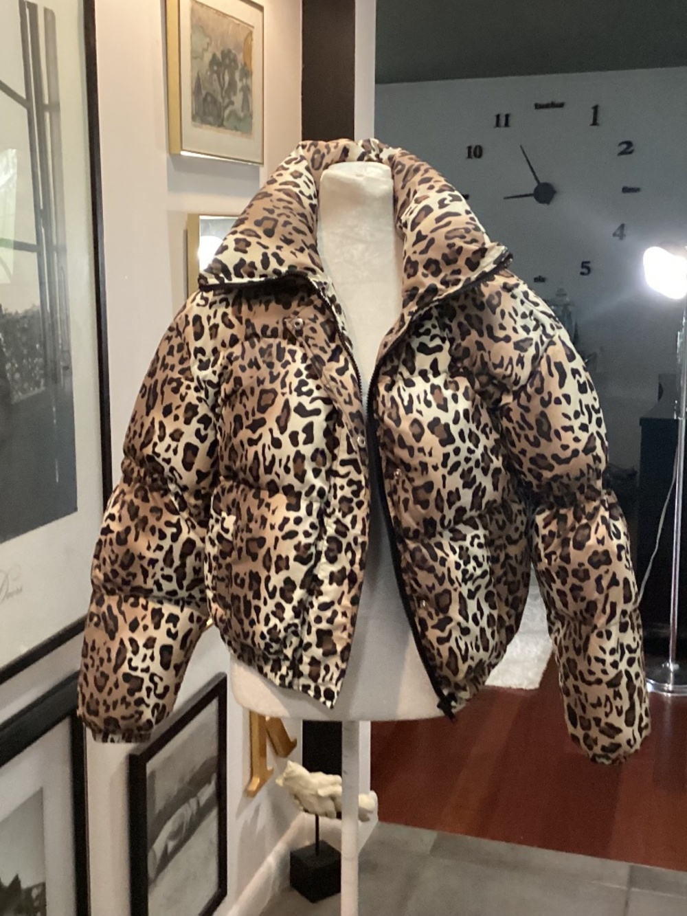 Madden girl Leopard coat.  New MUST HAVE PUFFER COAT